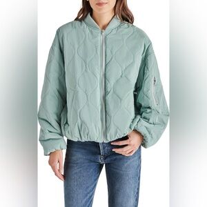 NWT Steve Madden Vida Quilted Bomber Jacket